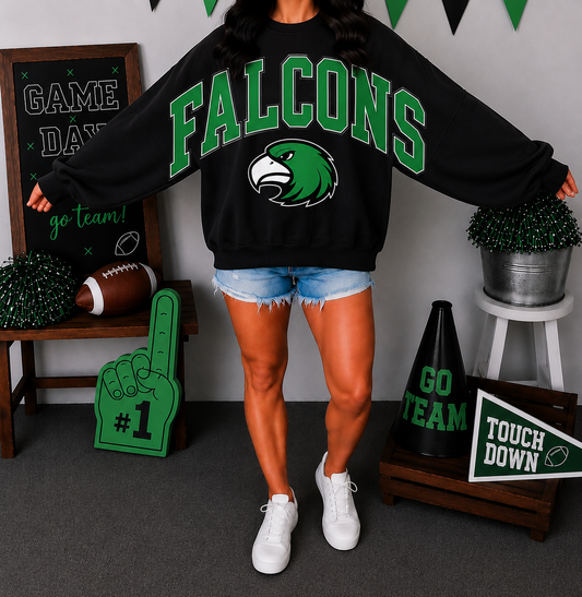 BIG Falcon Sweatshirt Black