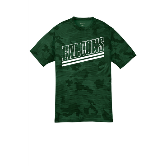 Sport-Tek® Youth CamoHex Tee Green